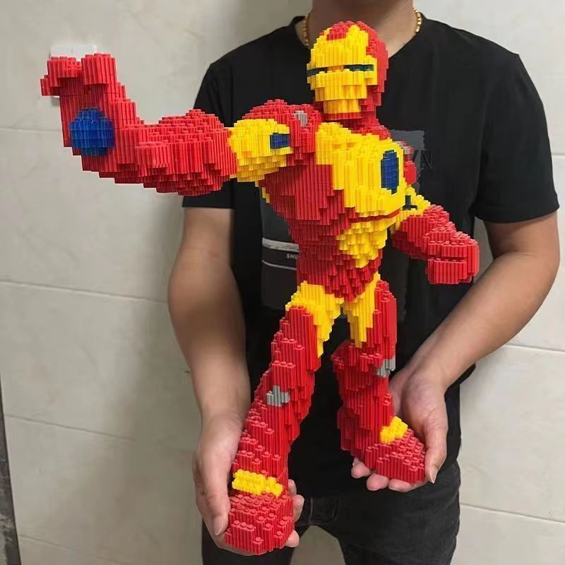 ของเล่นเด็ก Iron Man Charizard Pikachu ราคาถูก Self-Assembled Luffy Lego การประกันคุณภาพ
