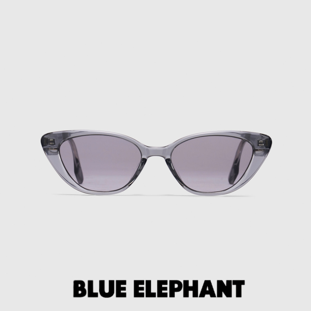 [BLUE Elephant] ใหม่ ROAN แว่นตากันแดด คริสตัล สีเทา สไตล์เกาหลี สําหรับผู้ชาย / ผู้หญิง | แว่นตากั