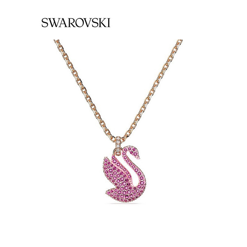 



 ♞,♘



 ,,พร้อมส่งทีไทย Swarovski ของแท้100%ICONIC SWAN Red Swan สร้อยคอสองด้าน ของขวัญแฟน
