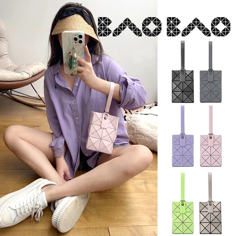 ♞,♘New ของแท้  กระเป๋า JAPAN BAO BAO แท้ issey miyake mini handbag กระเป๋าถือ/คลัทช์/กระเป๋าคล้องมื