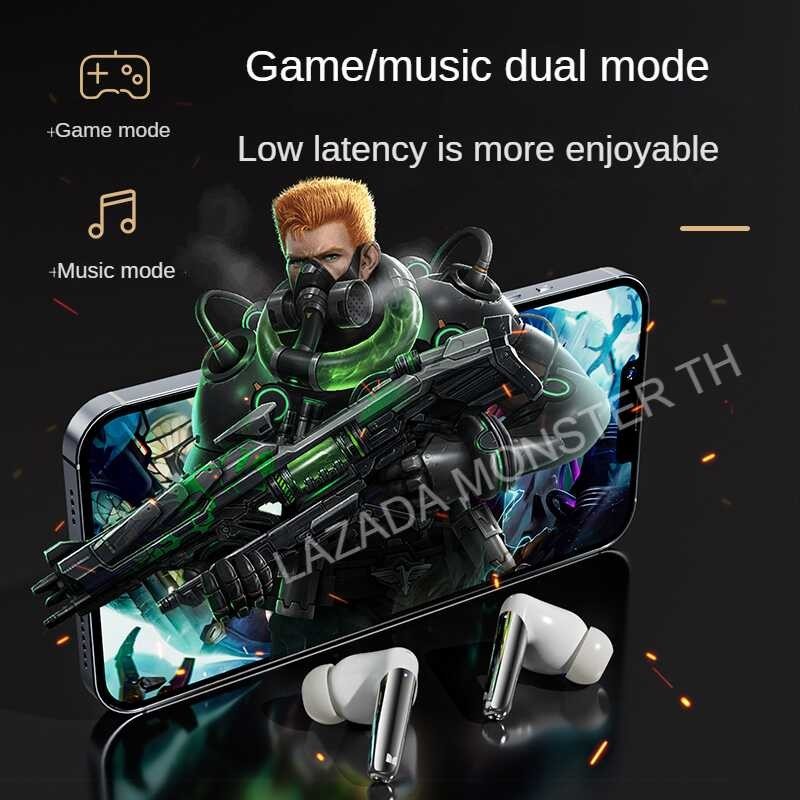 Monster Earbuds Gt21pro Bluetooth Earpiece, Wireless Earbuds, Bluetooth5.3 Earphones, Anc/Enc In-Ea 