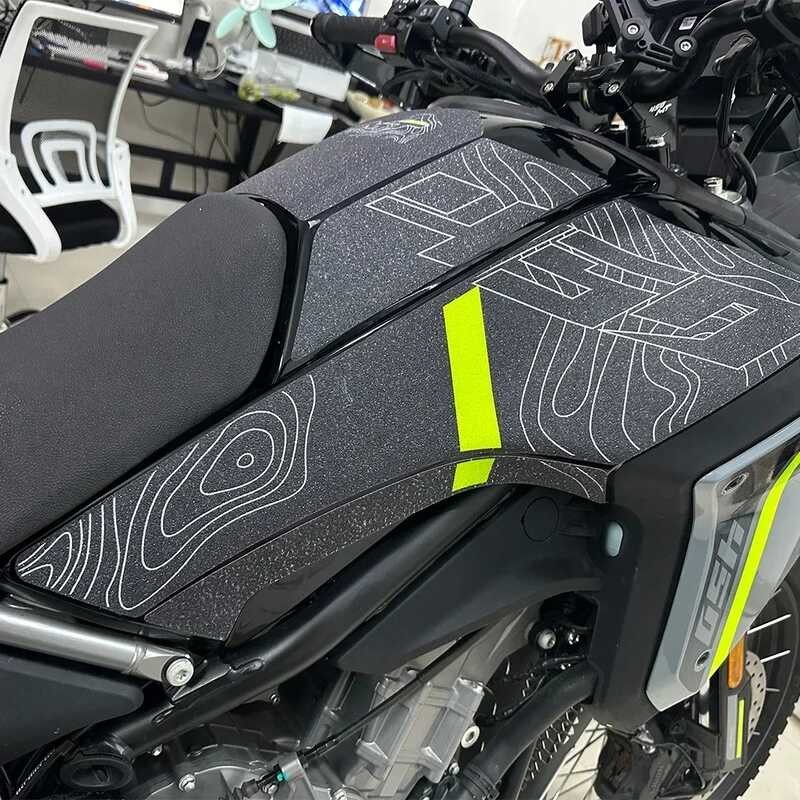 ❥ 2024โมเดลใหม่สำหรับ CFMOTO Mt450 450Mt CF 450 Mt แผ่นป้องกันถัง