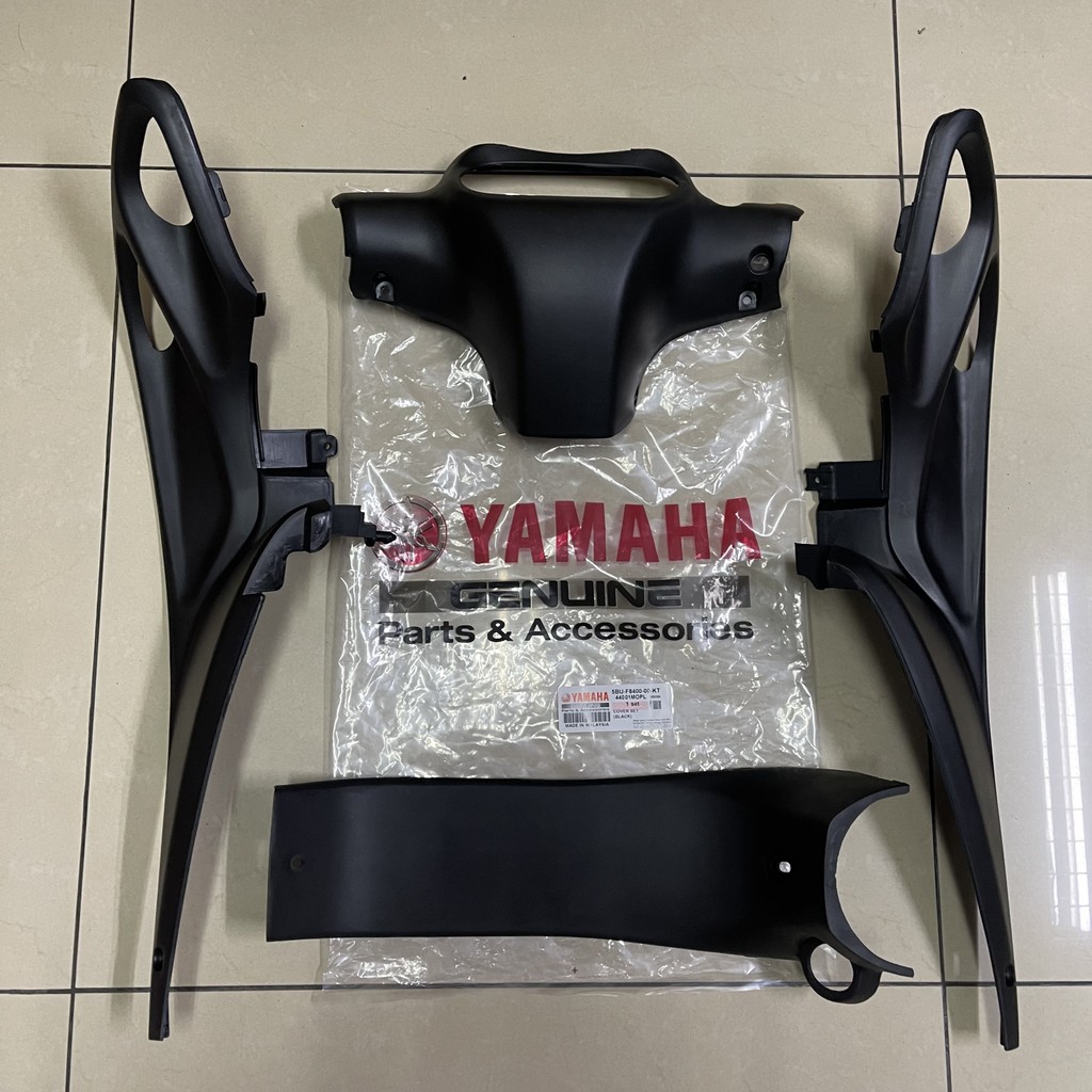 Y125Z Y125ZR 125Z 125ZR ชุดฝาครอบร่างกายภายใน PP สีดํา 5BU-F840-00 HITAM ชุดพลาสติกชุดติดตั้ง