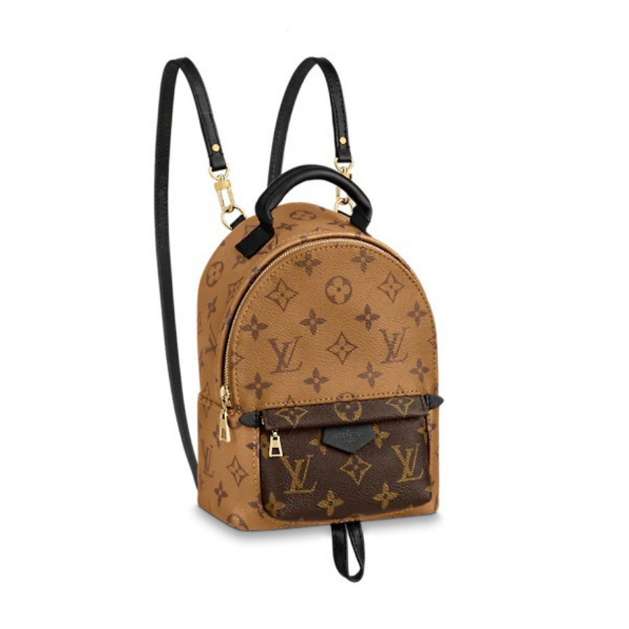 ♞,♘Louis Vuitton mini leather presbyteria backpack Fashion all-in-one satchel Backpack Backpack Cro