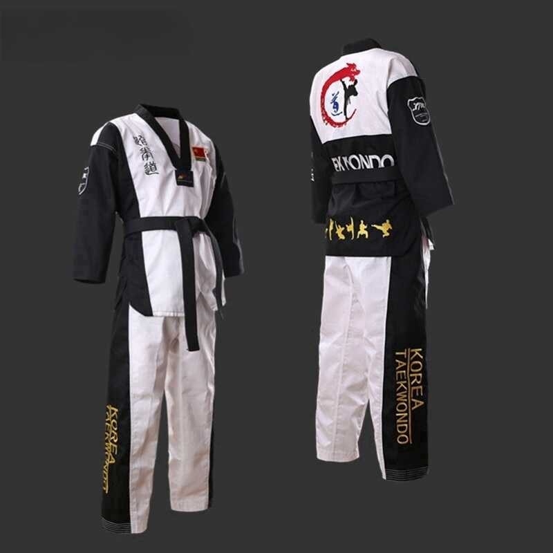 Taekwondo Uniform Youth Red Blue Black Taekwondo Karate