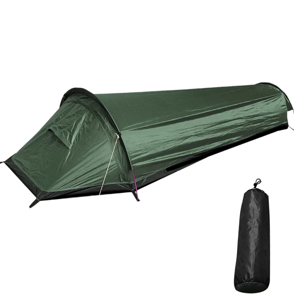 Backpacking Tent Outdoor Camping Sleeping Bag Tent Lightweight Single Person Tent