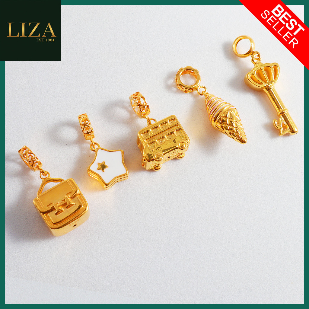 Liza Gold Collection Charms ฮาร ์ ดโกลด ์ 916. ทอง