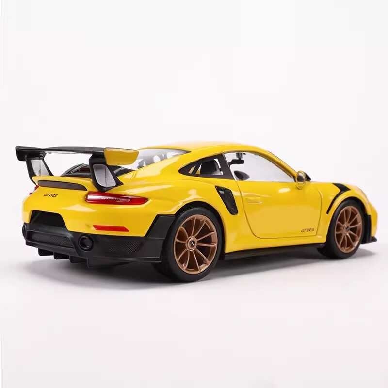 Δ Maisto โมเดลรถสปอร์ต RS 911 Gt2รถอัลลอยด์สุดหรูใหม่ของขวั