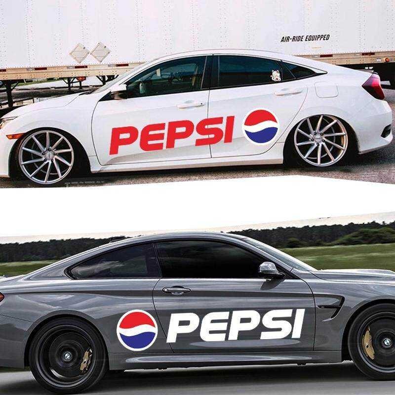 ❤ Car Body Creative Scratches, Decorative Car Stickers, Letter Stickers（Length 160Cm/2Pcs）