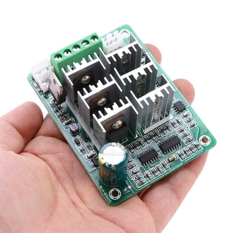 BLDC Thr Phas Brushlss Snsorlss Motor Controllr Bl01 15A Violnt Fan Modulation Dc5v6v9v12v36v Forwa