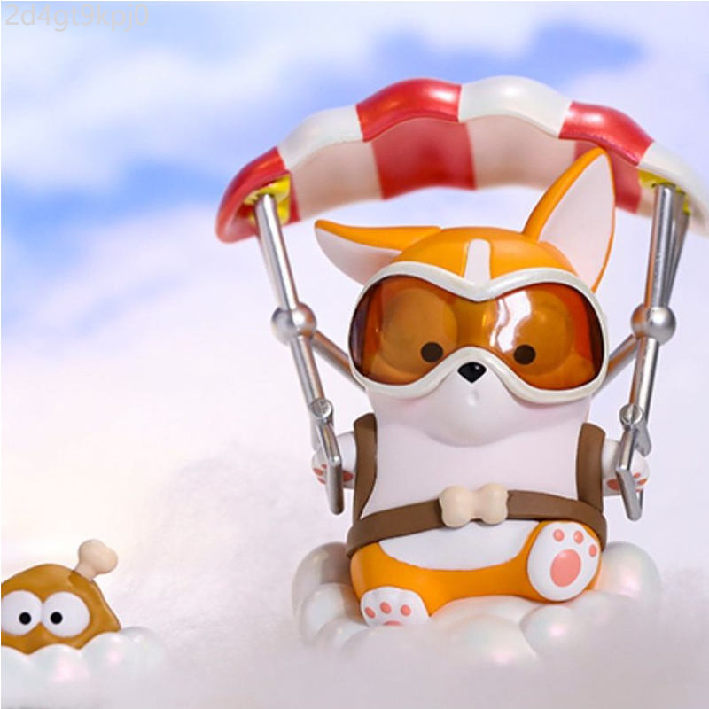 ♞,♘ป๊อปมาร์ท Coogi Corgi Island ผจญภัยกล่องตาบอดสุนัขสุนัขแนวโน้มสุนัขตุ๊กตาเครื่องประดับของขวัญขอ