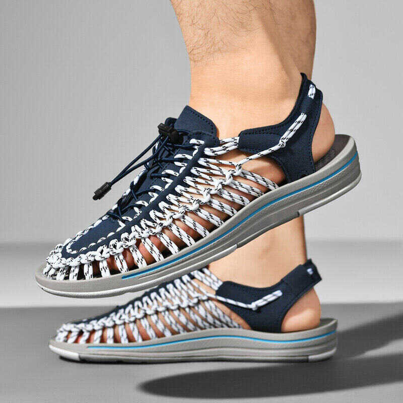 7 VMAL Men And Women Weave Sandals Shoes Fashion KENEN Men Casual Sandals Travel Shoes Beach Sandal