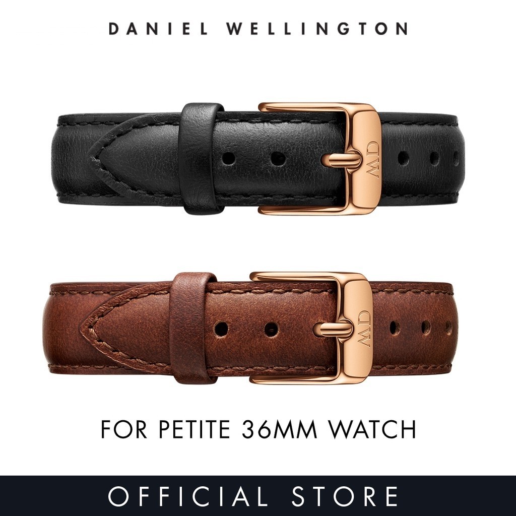 Daniel Wellington for Petite 36mm Daniel Wellington Strap 16mm Nato Leather Watch Band for Women an