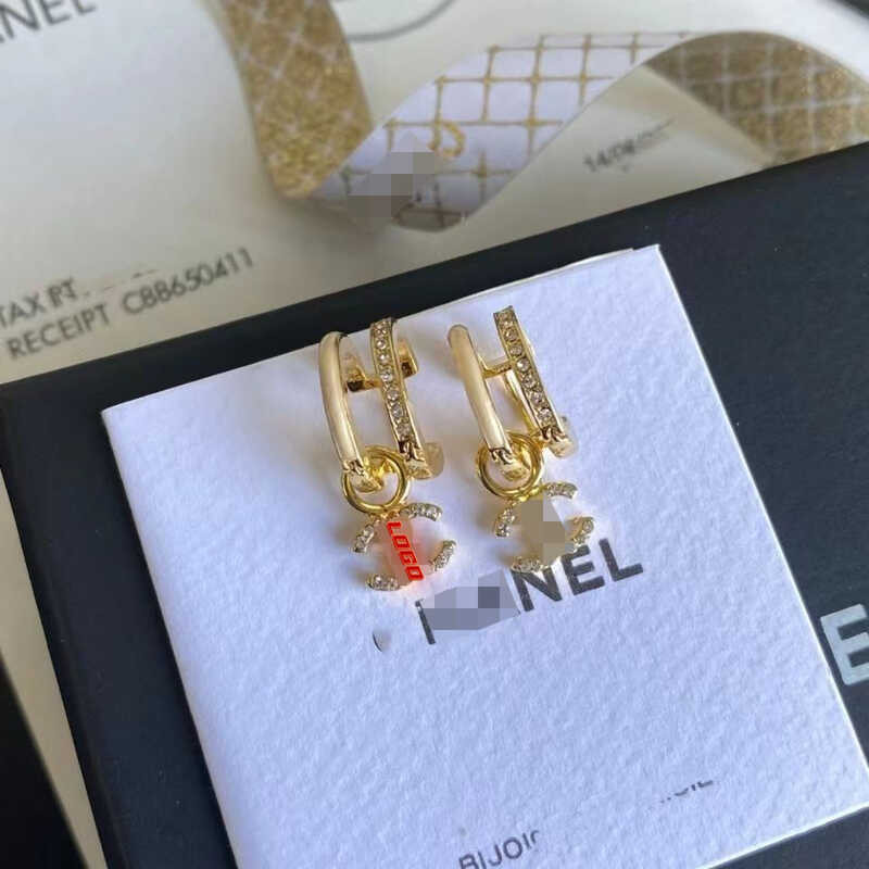 ❤ ❤ Women's C+ Earrings Full Diamond Earrings Set With Rhinestones Earrings Fashion All-Matching