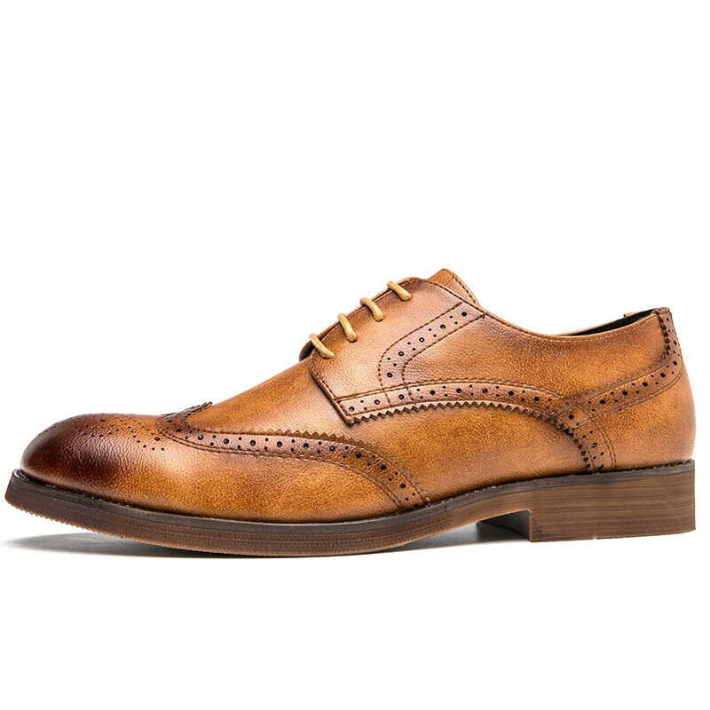❤ Clarks_Bampton Walk British Tan Lea รองเท้าผู้ชาย รองเท้าแตะแบบสวม