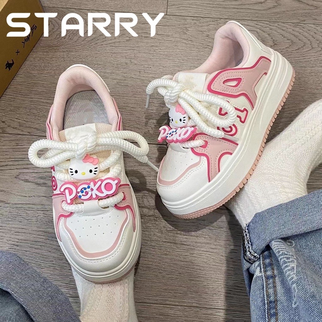 STARRY รองเท้าผ้าใบ  2023 รองเท้าวิ่ง  HOTSALE ดูดซับเหงื่อ ด้านล่างกันลื่น ทันสมัย หลายสี FLF23B00