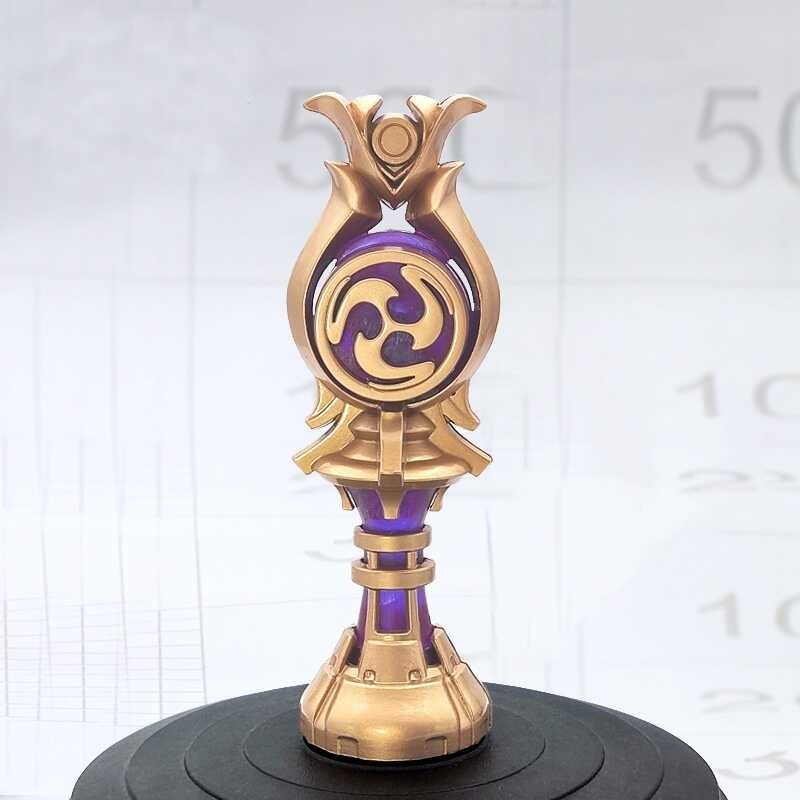 Genshin Impact Barbatos Gnosis Plural Gnose พวงกุญแจ โลหะผสมเรืองแสง สํา