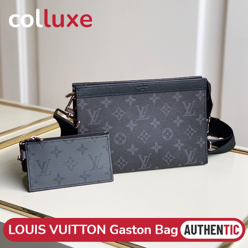 ♞,♘ของแท้หลุยส์วิตตอง Louis Vuitton กระเป๋าสตางค์แบบสะพายรุ่น Gaston Shoulder Bags กระเป๋าสตางค์แบบ