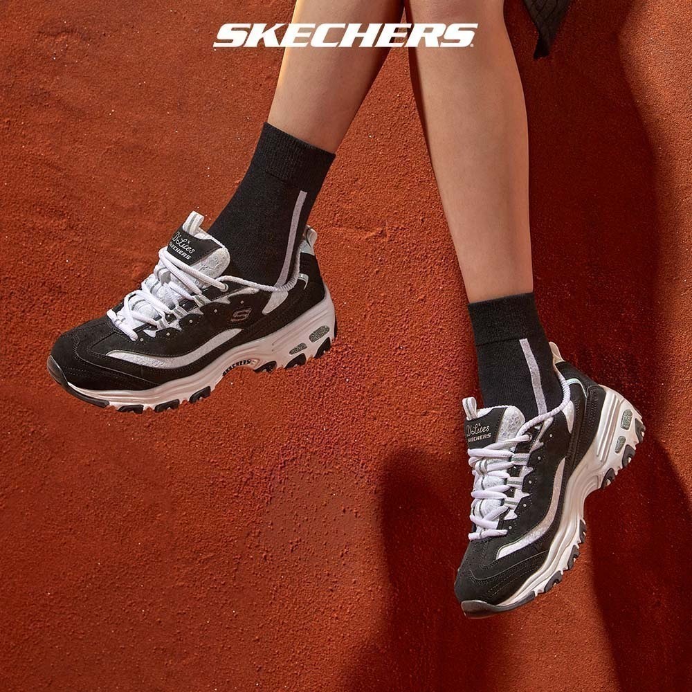 Skechers สเก็ตเชอร์ส รองเท้า ผู้หญิง Sport D'Lites 1.0 Shoes - 11959-BKW