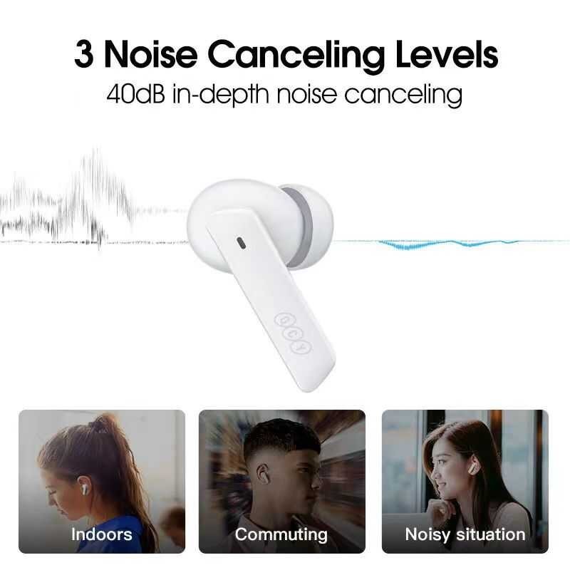 HT05 New QCY Melobuds True Wireless Headset Noise Reduction Low Latency ANC Suitable For Xiaomi Hea