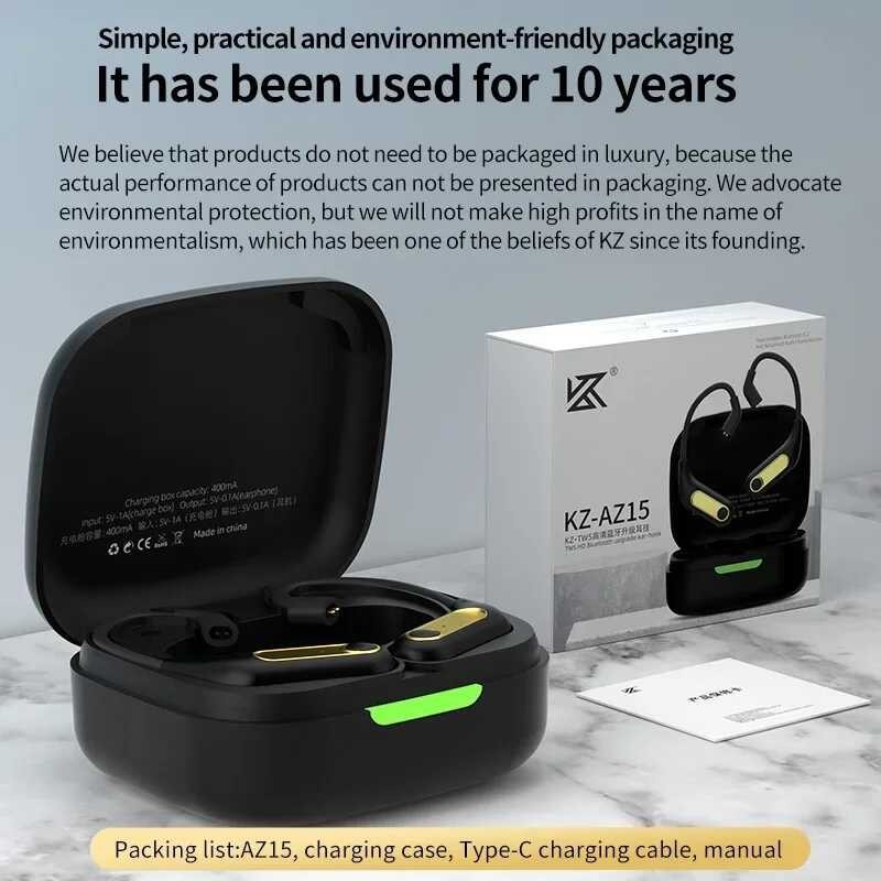 KZ Az15 Zs10 PRO X ในหูความจงรักภักดีสูง Iems Music Bass หูฟังไร้สา
