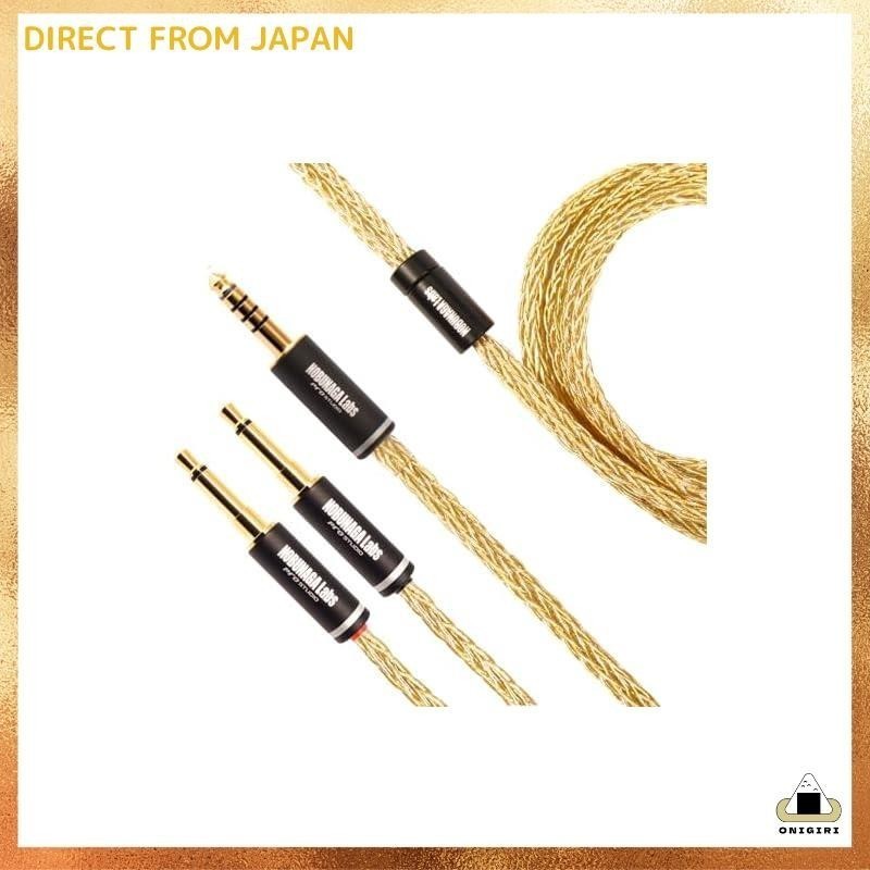 NOBUNAGA Labs Tenrai-Kiwami (4.4mm 5-pole balance/3.5mm 2-pole monaural mini×2) Pure Silver Wire Go