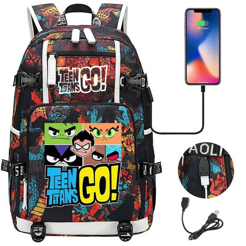 ❥ ของขวัญวันเกิด Teen Titans Go นักเรียน Back To School กระเป๋าห