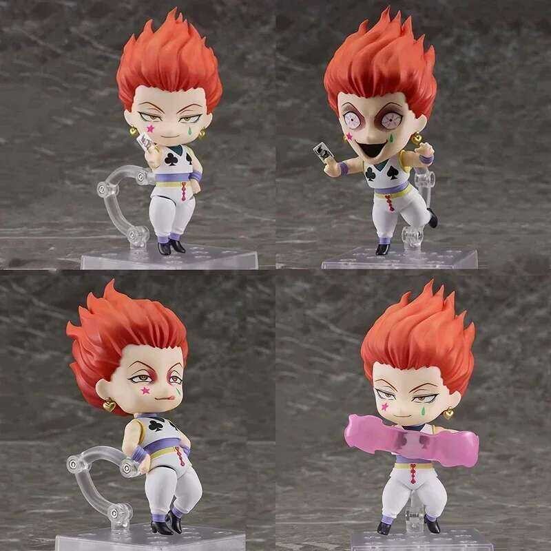 ❤️ อะนิเมะน่ารัก Hunter×Hunter ตุ๊กตา Q เวอร์ชัน 1444 # Hisoka Action Figures PVC Collection ขอ