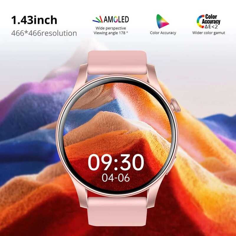 ❥ [ใหม่2024] COLMI V73 Smartwatchจอแสดงผลamoledบลูทูธโทรสุขภาพฟิตเนสติดตามสมาร์ทวอท์ชสําหรับผู้