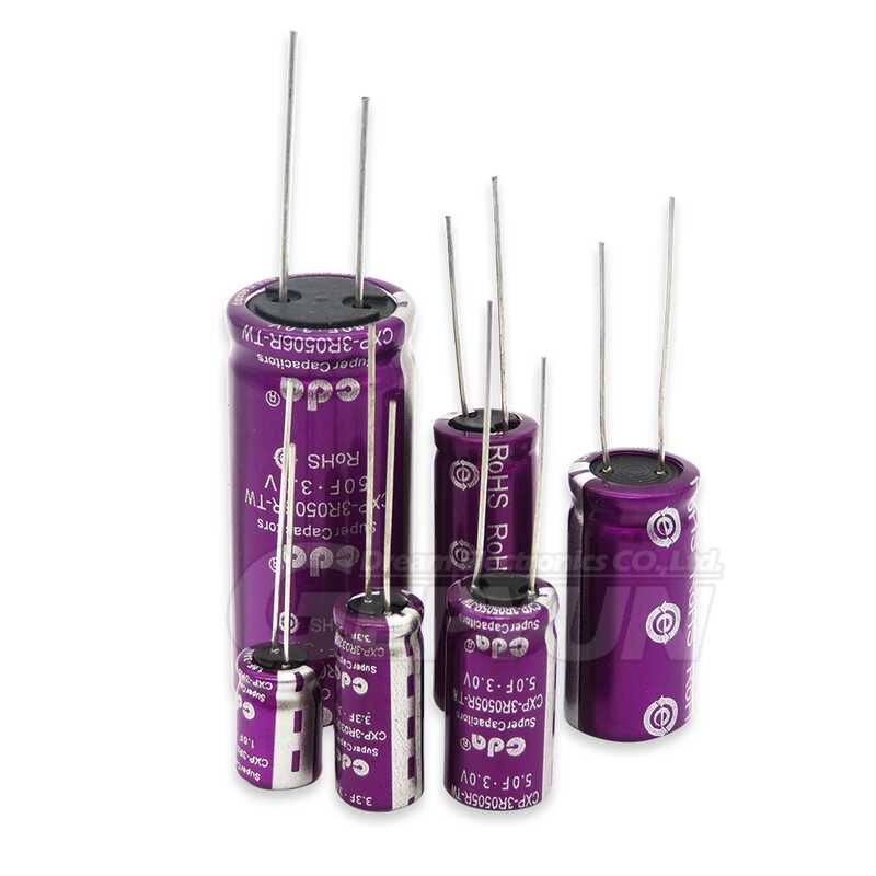 1Pcs Super Farad Capacitor 3.0V CDA 3V 1F 2.0F 3.3F 5F 7F 10F 15F 20F 25F 30F 50F 60F 100F 120F