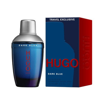 ♞Hugo Boss Boss Hugo Dark Blue Travel Exclusive EDT  75 ml กล่องซีล
