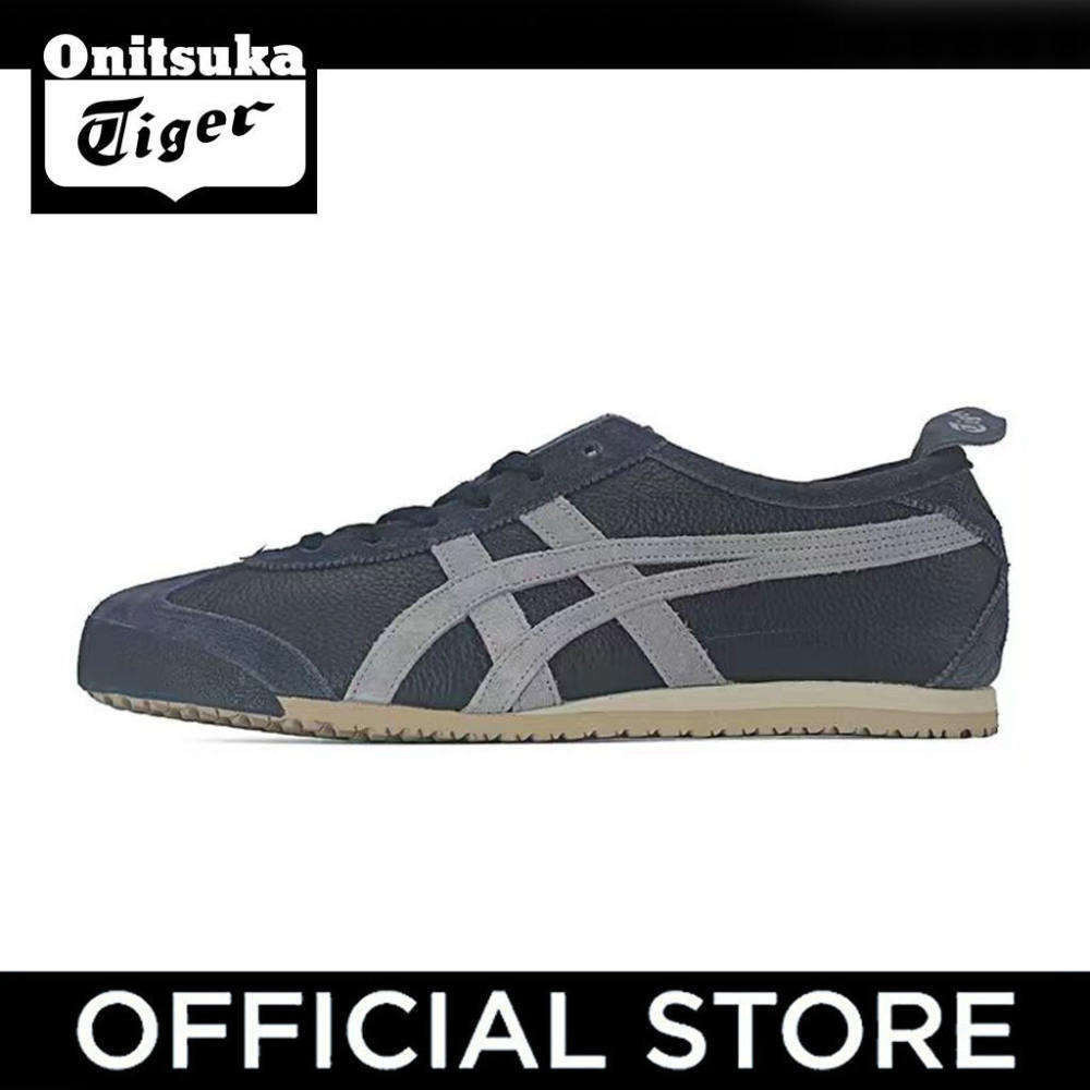 Onitsuka Tiger Mexico 66 Men and women shoes Casual sports shoes Navy blue【Οnitsuka store official】