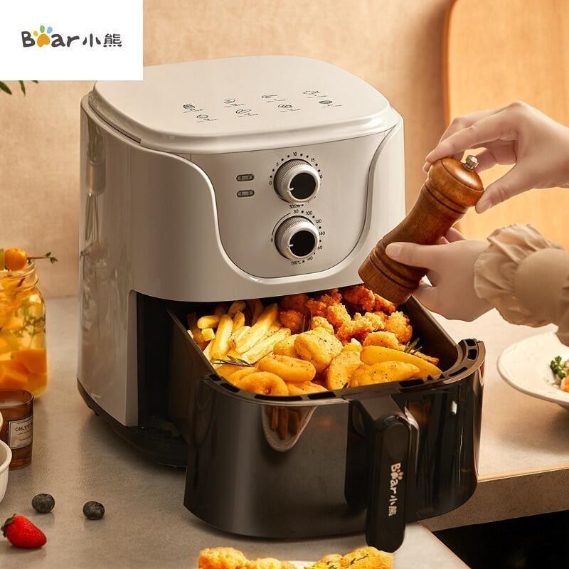 Bear/ Air Fryer Without Oil Hot Air Electric Fryer with Viewable Window & Touch Screen Home Square D