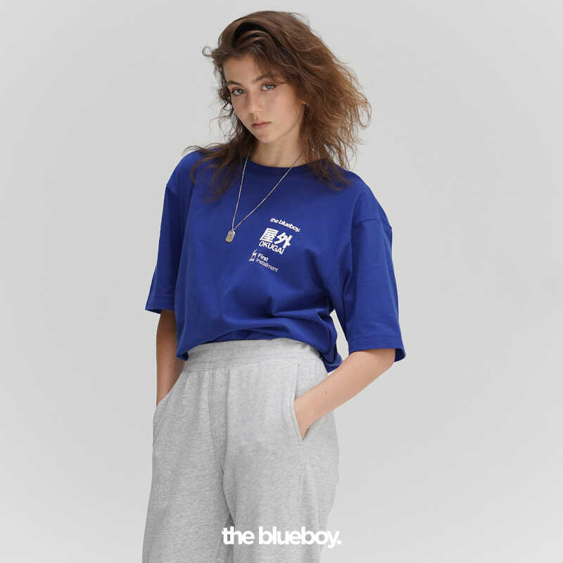 ❤ The Blueboy - OKG Kanji Tee เสื้อยืด Oversize ผ้านุ่มพิเศษ
