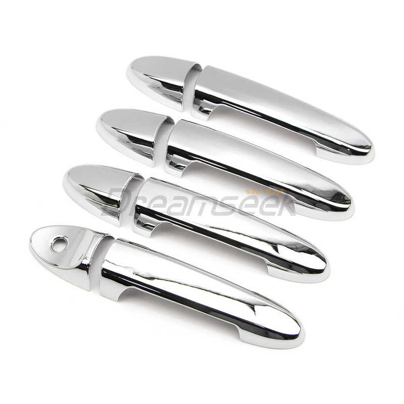 ❤ 8Pcs Chrome Door Handle Cover For Ford Escape Kuga Mazda Tribute Mariner 2001-2012 ABS Trim W/O