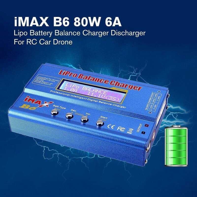 B6 ELEC IMAX 80W 6A Lipo NiMh Batery Balance Charger Discharger For RC Car Aircraft