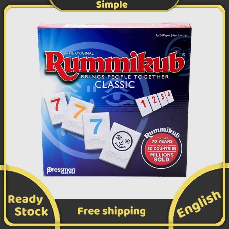 People Rummikub Bring Together Large Size Version Family Puzzle Educational Happy Board Game 2-4 Pl