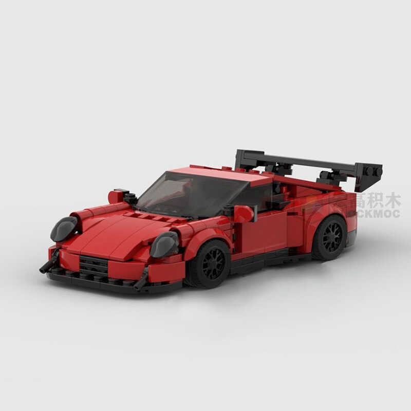Porche 911 MOC GT3 RS Super Sport Car Building Block Toy For Kid Boy And Girl Compatible With Lego