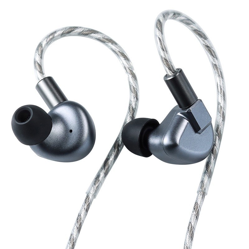 Shuoer S12 |หูฟังอินเตอร์เน็ตไร้สาย IEM Hi-Fi 14.8 มม. พร้อมสายทองแดง ชุบเงิน 3.5 มม.