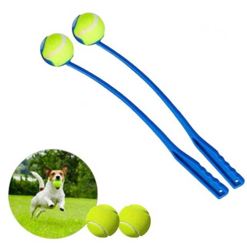 Pets 2Pcs Chuckit Ball Thrower Launcher Dogs Toy Floating Fetch Sport Tennis Game Chuck It