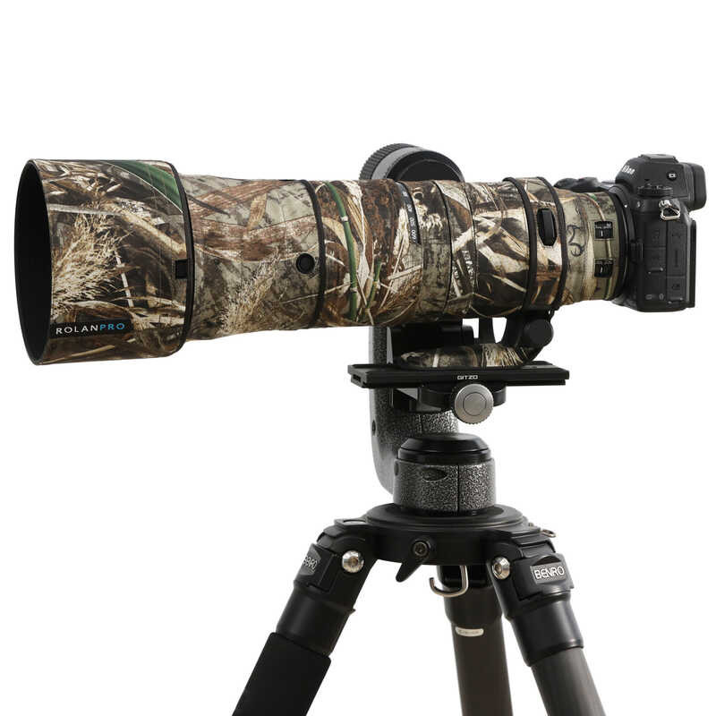 ❤ ROLANPRO Waterproof Camouflage Coat For Nikon Z 180-600Mm F/5.6-6.3 VR Rain Cover Protective Sl