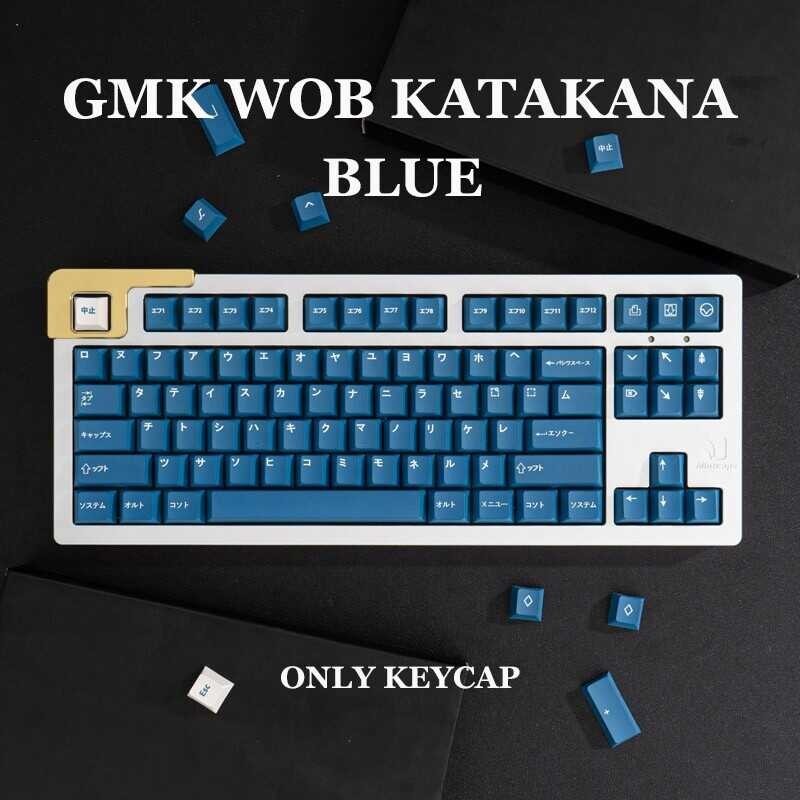 Only】G WoB 【Keycap KATAKANA Keycap 130 Keys Profile PBT Five-Sided Sublimation Keycaps With 2U 1. s