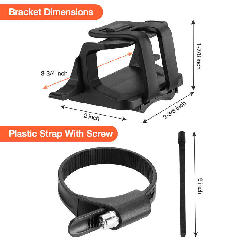 ❤ Valuemax U Black Orange Color Anti-Theft Secure MTB Road Bike Motorcycle Wheel Lock With Bracke
