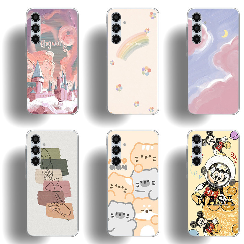 เหมาะสําหรับ Samsung Galaxy A35 A31 A32 A33 A34 เคสโทรศัพท์ TPU นิ่มปุ่มเคลือบด้วยไฟฟ้าเปลือกป้องกันดูดซับแรงกระแทก