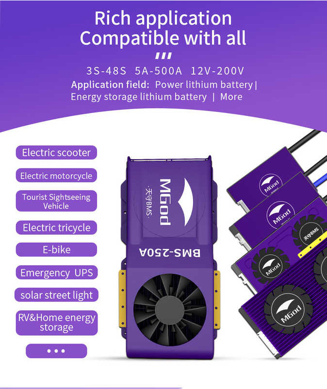16S 48V Lifepo4 100A 80A 60A 50A 40A 30A 20A Batt บอร์ดป้องกัน BMS PCBA Balanced กัน