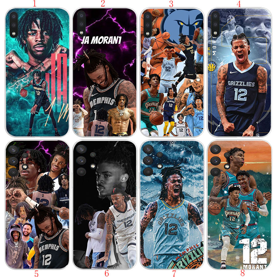 Samsung A6 A8 A9 J4 2018 J2 J4 J5 J6 J7 Prime Plus H3 blue ball Jia Morant Softเคสโทรศัพท์โปร่งใส