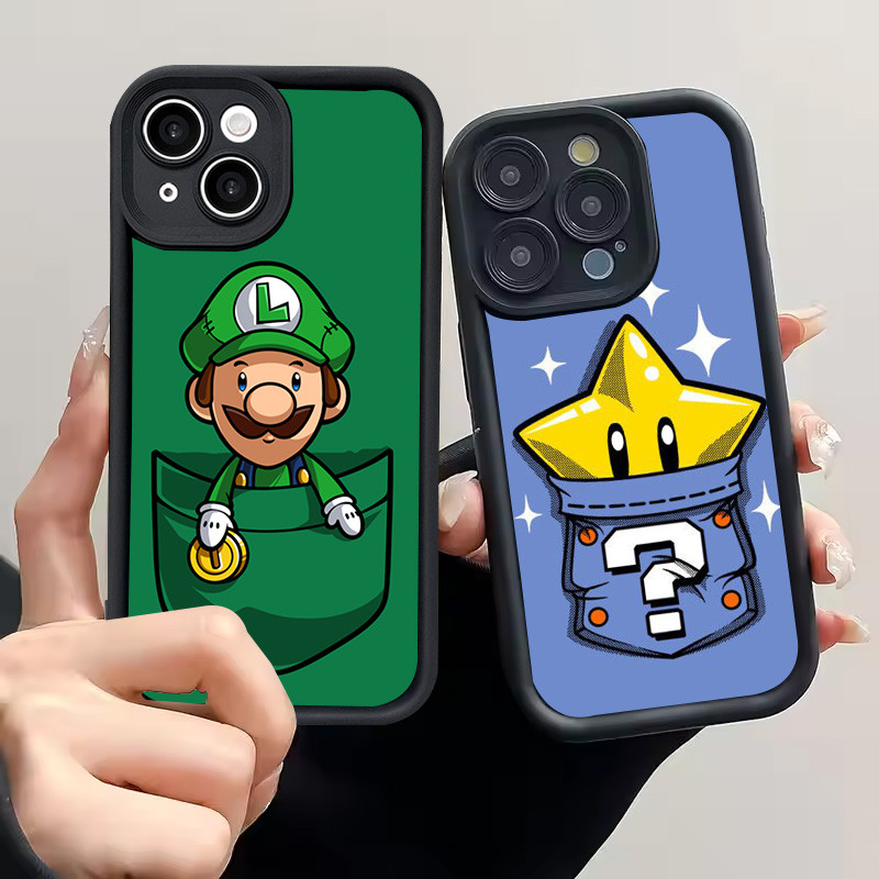 H-9 Mario Casing สําหรับ Realme Narzo Note C25Y 2 30A 50A N53 50i C25 60 N55 20 C25s Pro Prime