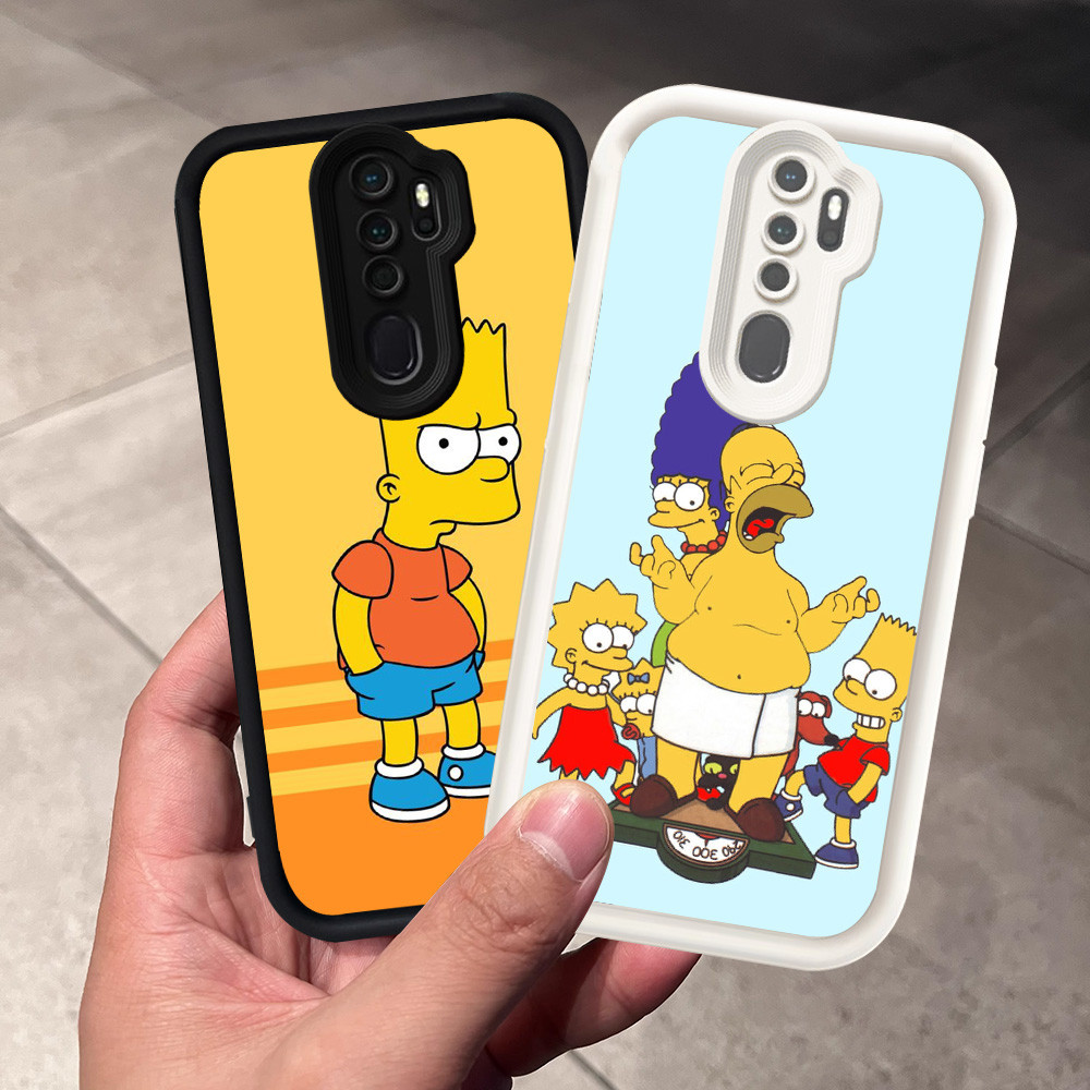 เคสสําหรับ OPPO A5 A9 2020 F11 Pro Reno 2Z 2F เคสซิลิโคน H-96 Bart Simpson