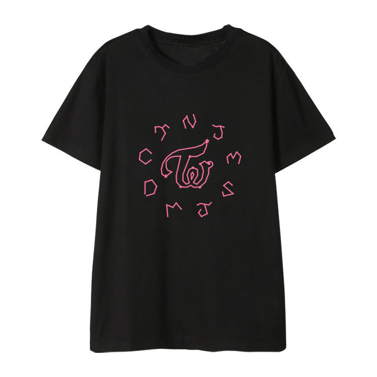 TWISTAR Concert Support เสื้อผ้าเสื้อยืดแขนสั้นสําหรับนักเรียนชายและหญิง 7F64