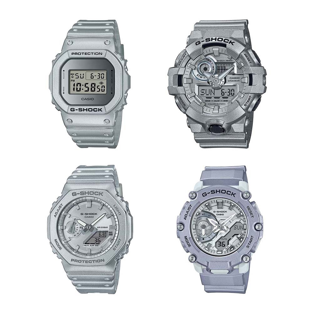 ♞,♘,♙Casio G-Shock นาฬิกาข้อมือผู้ชาย สายเรซิ่น รุ่น  GA-700FF,GA-2100FF,DW-5600FF-8,GA-700FF-8A,GA